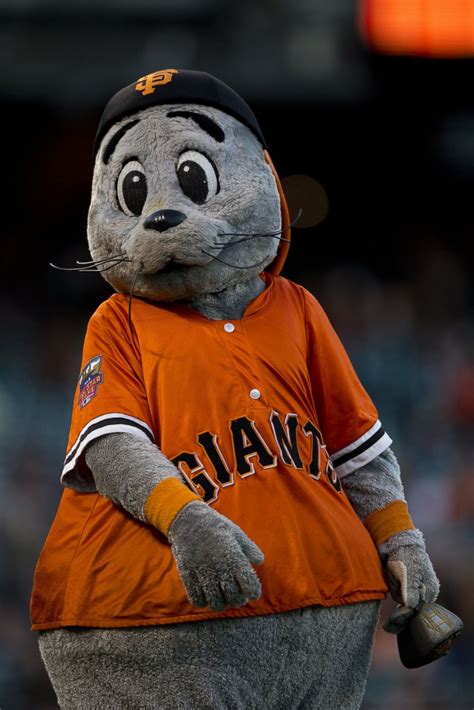 SF Giants baseball team mascot